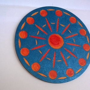 Lenyugvó nap mandala -  - Meska.hu