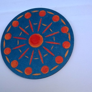 Lenyugvó nap mandala -  - Meska.hu