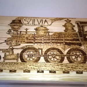 Vonatos sámli Szilviának - otthon & életmód - bútor - szék & fotel - Meska.hu