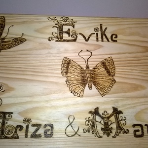 Lepkés sámli Évikének - otthon & életmód - babaszoba, gyerekszoba - gyerek szék, sámli - Meska.hu