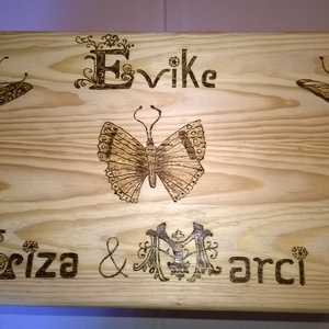 Lepkés sámli Évikének - otthon & életmód - babaszoba, gyerekszoba - gyerek szék, sámli - Meska.hu