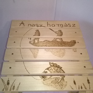 Horgász szék, Otthon & Életmód, Bútor, Szék & Fotel, Famegmunkálás, Gravírozás, pirográfia, MESKA