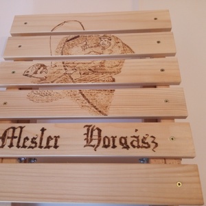 Mester horgászszék, Otthon & Életmód, Bútor, Szék & Fotel, Famegmunkálás, Gravírozás, pirográfia, MESKA