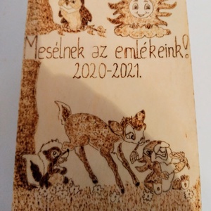 Őzikés emlékkönyv szett - otthon & életmód - tárolás & rendszerezés - doboz - Meska.hu