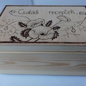 Családi receptes doboz - Meska.hu