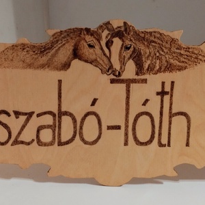 Lovas farmer tábla , Otthon & Életmód, Dekoráció, Kép & Falikép, Táblakép, Gravírozás, pirográfia, MESKA