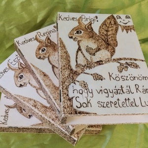 Kis mókusok emlék könyve - otthon & életmód - dekoráció - asztal és polc dekoráció - díszdoboz - Meska.hu