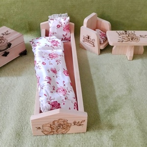 Rózsák hercegnője baba bútor  - játék & sport - baba & babaház - barbie ruhák - Meska.hu