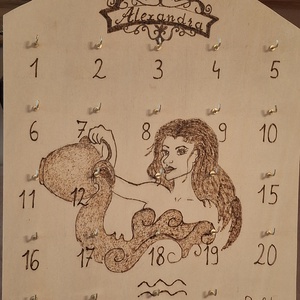 Horoszkópos adventi naptár - karácsony - adventi díszek - adventi naptár - Meska.hu