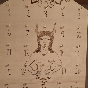 Horoszkópos adventi naptár - karácsony - adventi díszek - adventi naptár - Meska.hu