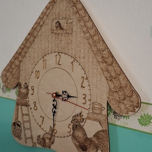 Romantikus falusi óra - otthon & életmód - dekoráció - fali és függő dekoráció - falióra & óra - Meska.hu