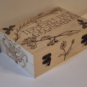 Gyógynövényes doboz - otthon & életmód - dekoráció - asztal és polc dekoráció - díszdoboz - Meska.hu