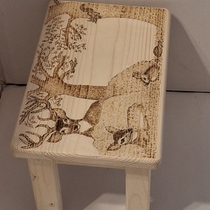 Mese erdei kisszék - baba - mama - babaszobabútor - gyerek szék, sámli - Meska.hu