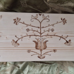 Matyó mintás sámli - otthon & életmód - bútor - szék & fotel - Meska.hu