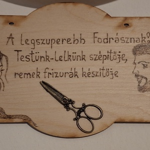 Ajándék a legszuperebb fodrásznak - Meska.hu