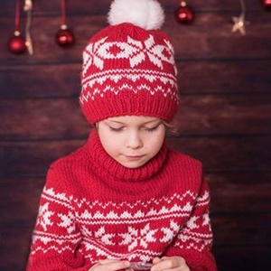  Norvég  pulóver és sapka - ruha & divat - babaruha & gyerekruha - pulóver - Meska.hu