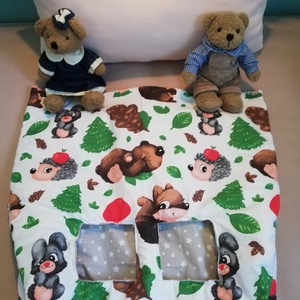 Erdei állatos bevásárlókocsi és hinta huzat, Játék & Sport, Baba játékok, Bevásárlókocsi huzat, Foltberakás, Varrás, MESKA