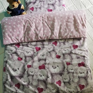 Macis baba ágynemű szett ajándék cimkekekndővel, Otthon & Lakás, Babaszoba, gyerekszoba, Baba ágynemű, Varrás, Meska
