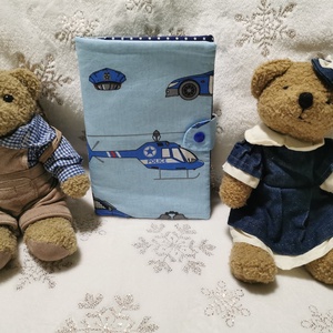 Rendőrös  egészségügyi kis könyv borító, Otthon & Életmód, Papír, írószer, Könyv- és füzetborító, Varrás, MESKA