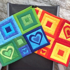 Patchwork párnák - Meska.hu