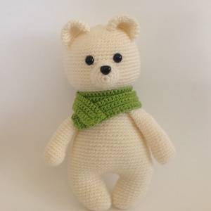 Jegesmaci - amigurumi - játék & sport - plüssállat & játékfigura - maci - Meska.hu