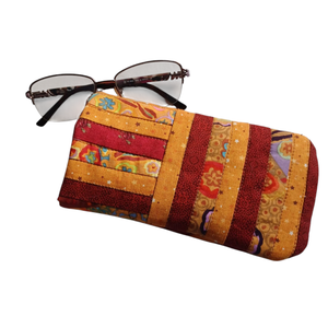  Patchwork szemüvegtok - táska & tok - pénztárca & más tok - szemüvegtok - Meska.hu