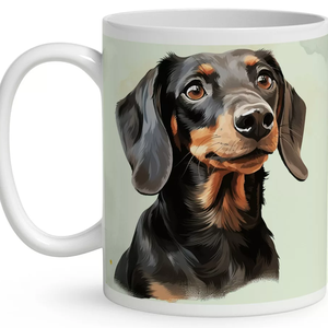 Névvel kérhető - Fekete tacskós bögre - otthon & életmód - konyhafelszerelés, tálalás - tálalás - bögre & csésze - Meska.hu