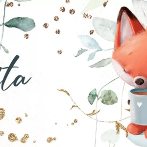 Kérd a neveddel - Kávés róka bögre - otthon & életmód - konyhafelszerelés, tálalás - tálalás - bögre & csésze - Meska.hu