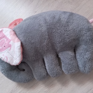 Csörgő plüsselefánt babáknak és kisgyerekeknek - játék & sport - plüssállat & játékfigura - elefánt - Meska.hu