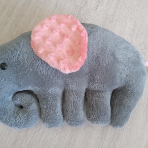 Csörgő plüsselefánt babáknak és kisgyerekeknek - játék & sport - plüssállat & játékfigura - elefánt - Meska.hu
