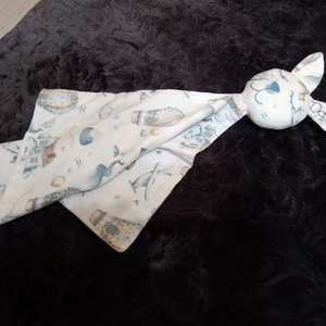 Névvel ellátott nyuszi szundikendő - játék & sport - plüssállat & játékfigura - nyuszi - Meska.hu