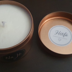 Na jó. Hétfő - otthon & életmód - gyertya, illat, aroma - gyertya - Meska.hu