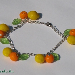 Citrus karkötő - ékszer - karkötő - gyöngyös karkötő - Meska.hu