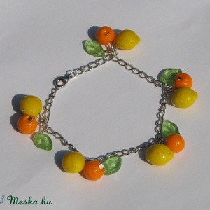 Citrus karkötő - ékszer - karkötő - gyöngyös karkötő - Meska.hu
