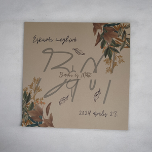 Természetes elegancia: A rusztikus esküvői meghívó - Meska.hu