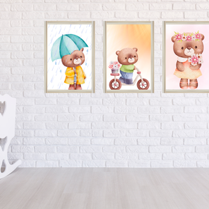 Kalandozó Mackók: Történetek a gyerekszobába, Baba - mama, Babaszoba kép, Babaszoba dekoráció, Fotó, grafika, rajz, illusztráció, MESKA