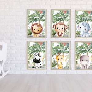 Mini Szavanna a szobában: Prémium dzsungel képszett - Meska.hu