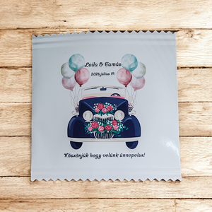 Egyedi Autós Esküvői Köszönetajándék! Tasak! - Meska.hu