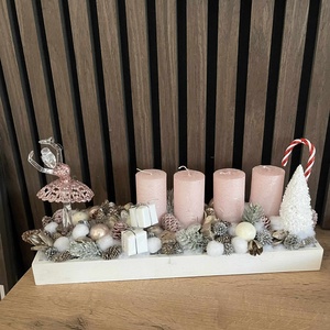 Adventi koszorú, Karácsony, Adventi díszek, Adventi gyertyadíszek és koszorúdíszek, Mindenmás, MESKA