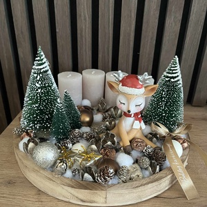 Őzikés adventi koszorú - karácsony - adventi díszek - adventi gyertyadíszek és koszorúdíszek - Meska.hu Őzikés adventi koszorú - karácsony - adventi díszek - adventi gyertyadíszek és koszorúdíszek - Meska.hu