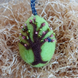 Húsvéti tojás - ünnepi díszek, dekorációk - húsvéti díszek és dekorációk - húsvéti abrosz, terítő - Meska.hu