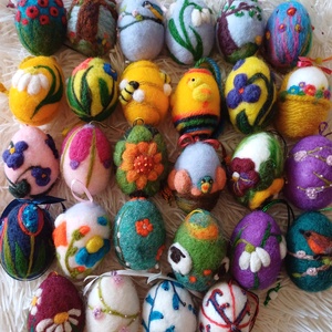 Húsvéti tojás - ünnepi díszek, dekorációk - húsvéti díszek és dekorációk - húsvéti abrosz, terítő - Meska.hu