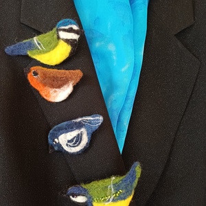 Kitűző, Ékszer, Kitűző és Bross, Nemezelés, MESKA