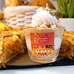 Almás pite gyertya, Otthon & Életmód, Gyertya, illat, aroma, Gyertya, Gyertya-, mécseskészítés, MESKA
