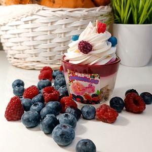 Erdei gyümölcsös illat gyertya, Otthon & Életmód, Gyertya, illat, aroma, Gyertya, Gyertya-, mécseskészítés, MESKA