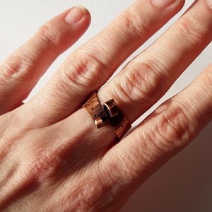 Kunkor - antikolt réz gyűrű -  - Meska.hu