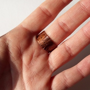 Kunkor - antikolt réz gyűrű -  - Meska.hu