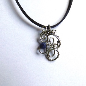 Inda acéldrót medál  - ékszer - nyaklánc - medál - Meska.hu