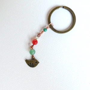 Csip-csip madaras kulcstartó, Táska & Tok, Kulcstartó & Táskadísz, Kulcstartó, Ékszerkészítés, Fémmegmunkálás, MESKA