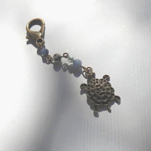 Teknőcös kulcstartó, Táska & Tok, Kulcstartó & Táskadísz, Táskadísz, Ékszerkészítés, Fémmegmunkálás, MESKA